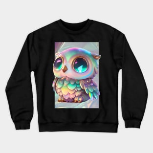 cute owl aesthetic Crewneck Sweatshirt